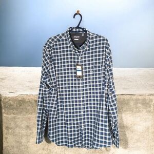 Van Heusen Flex Plaid Button Down Shirt XL | Classic Fit | New With Tags